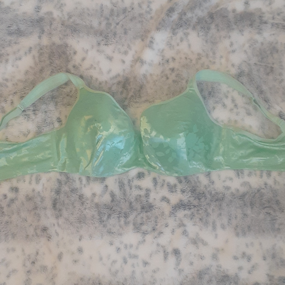 Beautiful lime green bra.